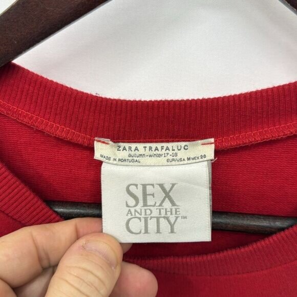 Zara Trafaluc Mr Big sex and the city sweatshi sz M - Picture 2 of 2